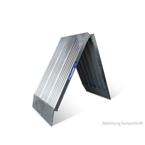 Produktabbildung Nr. 1: MAUDERER® klappbare Auffahrrampe SuperLeicht-Steg COK, Kompaktlösung mit zusätzlicher Verstärkung, Tragkraft 1.600 kg, LxB 1.500 x 500 mm