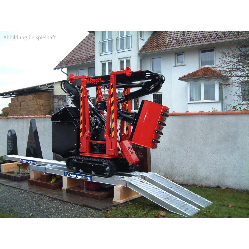 MAUDERER® Verladebrücke RTO, zur horizontalen Überbrückung, Tragkraft/Paar 2.800 kg, LxB 2.500 x 550 mm Produktabbildung: MAUDERER® Verladebrücke RTO, zur horizontalen Überbrückung, Tragkraft/Paar 2.800 kg, LxB 2.500 x 550 mm