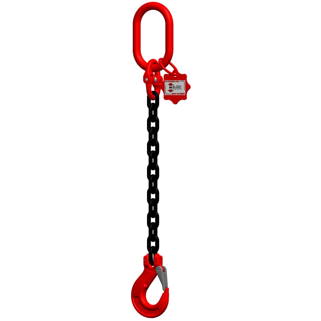 McBULL® 1-Strang-Kettengehänge, GK8, Nutzlänge 1.000 mm, Tragkraft 1.120 kg Produktabbildung: McBULL® 1-Strang-Kettengehänge, GK8, Nutzlänge 1.000 mm, Tragkraft 1.120 kg