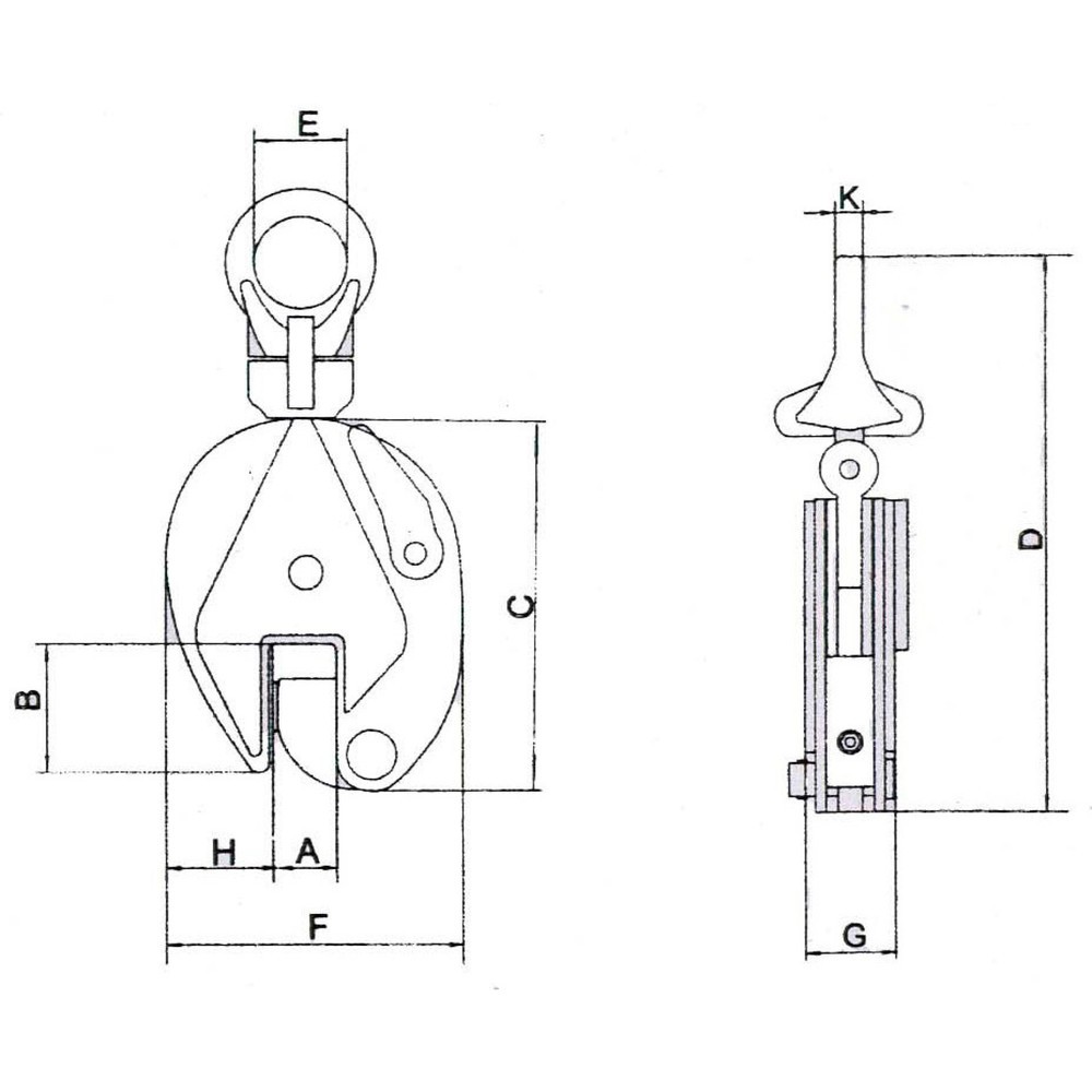 Produktabbildung Nr. 3: McBULL® Blechgreifer, Tragkraft 3.000 kg, Greifbereich 0-30 mm