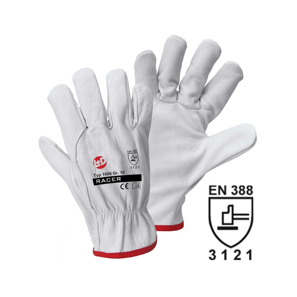 Produktabbildung: Mechanische Schutzhandschuhe Racer, Größe 10