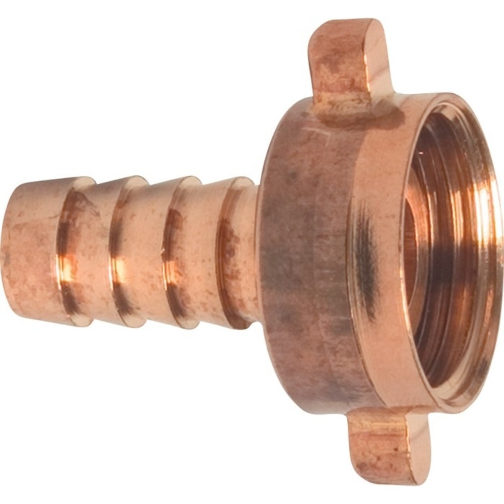 Produktabbildung: MEGA 2/3-Schlauchverschraubung, Innengewinde 3/4 ″, Messing Schlauchgröße 13 mm