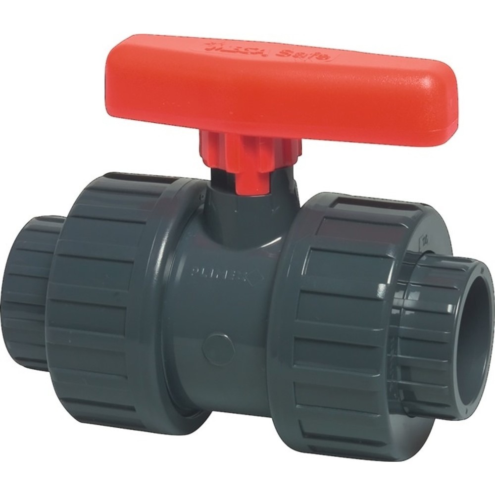 Produktabbildung: MEGA Kugelhahn Safe 600, PVC-UIG Nenngröße mm 50