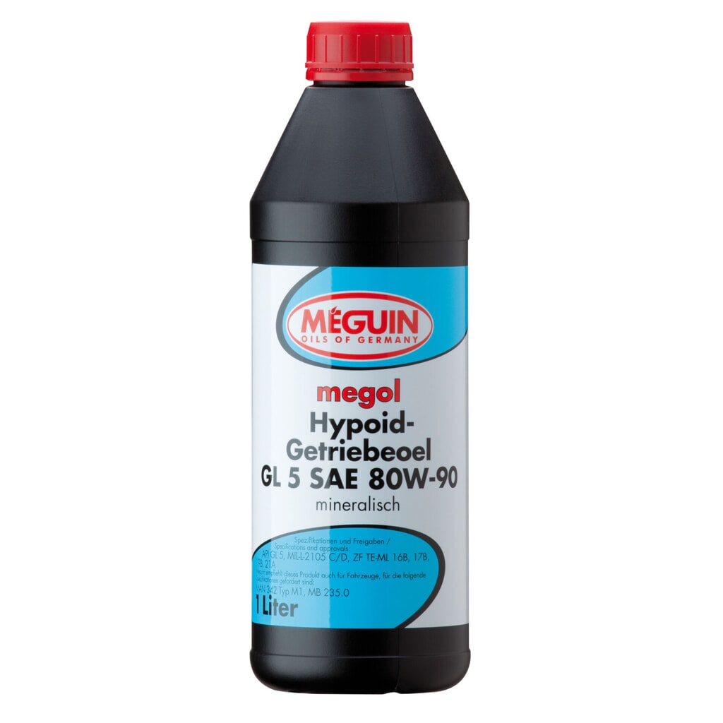 Produktabbildung: MEGUIN Hypoid-Getriebeoel GL 5 SAE 80W-90 1 l