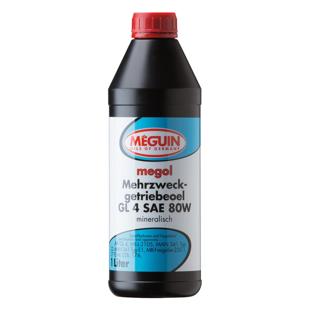 Produktabbildung: MEGUIN Mehrzweckgetriebeoel GL 4 SAE 80W 1 l