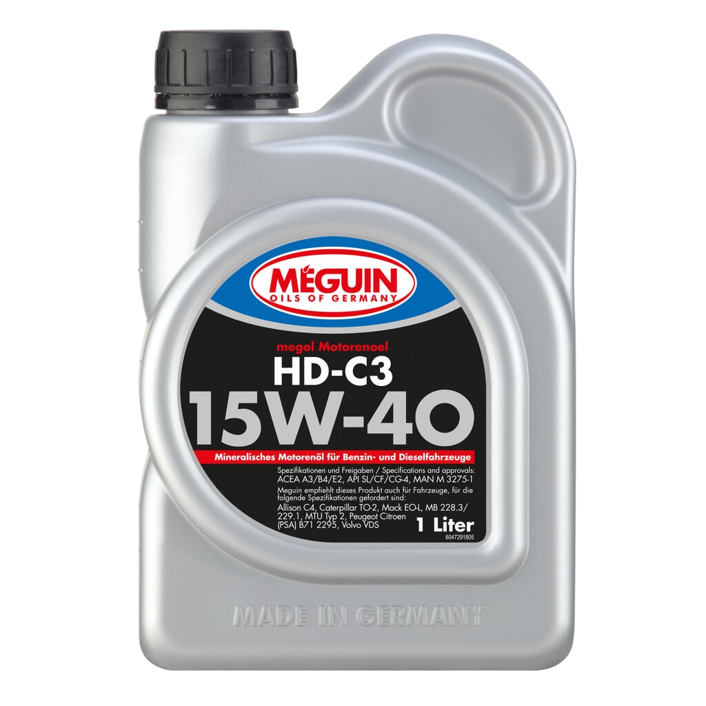 Produktabbildung: MEGUIN Motorenoel HD-C3 SAE 15W-40 1 l