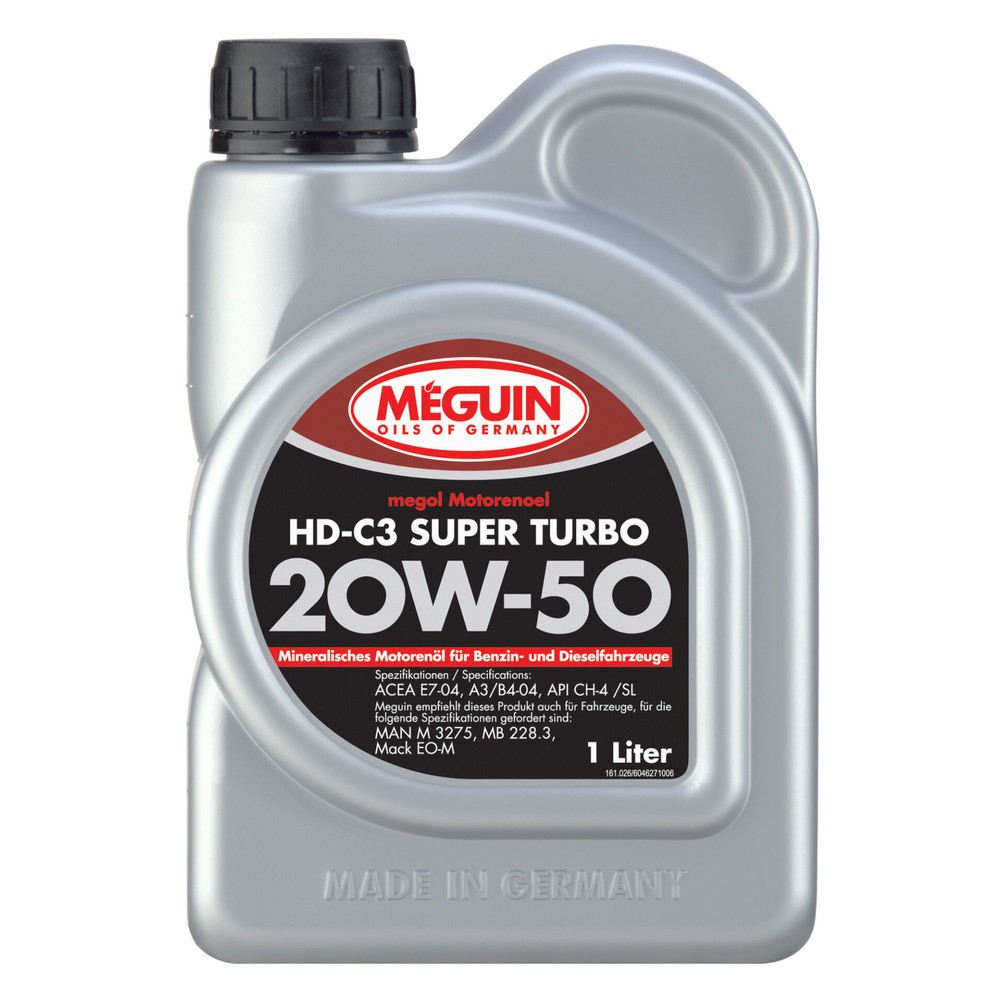 Produktabbildung: MEGUIN Motorenoel HD-C3 Super Turbo SAE 20W-50 1 l