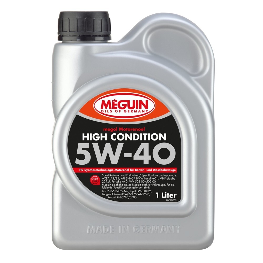 Produktabbildung: MEGUIN Motorenoel High Condition SAE 5W-40 1 l