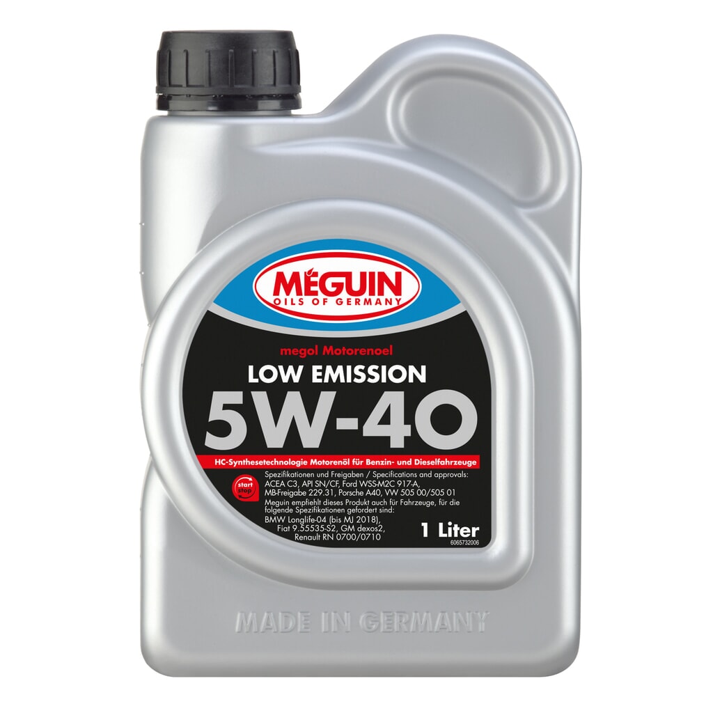 Produktabbildung: MEGUIN Motorenoel Low Emission SAE 5W-40 1 l