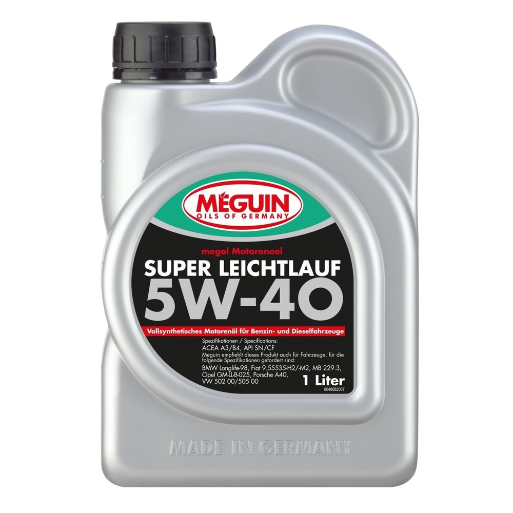 Produktabbildung: MEGUIN Motorenoel Super Leichtlauf SAE 5W-40 (vollsynth.) 1 l