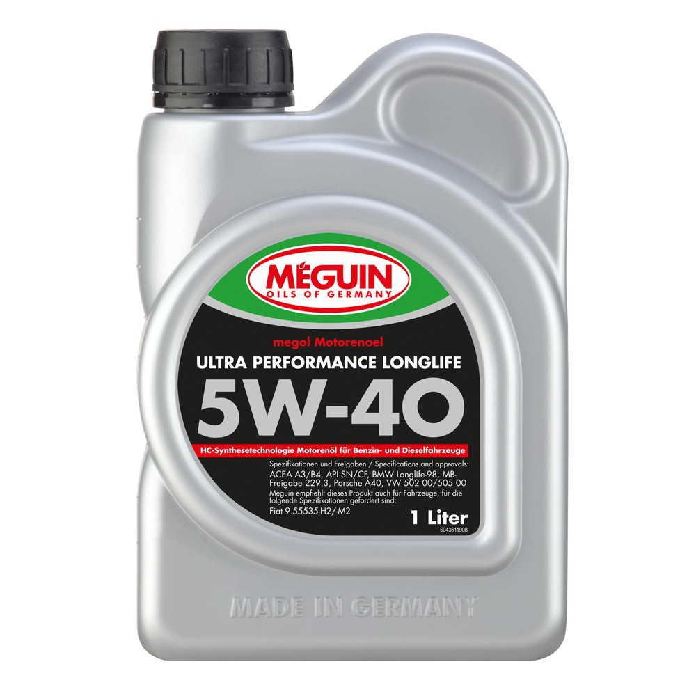 Produktabbildung: MEGUIN Motorenoel Ultra Performance Longlife SAE 5W-40 1 l
