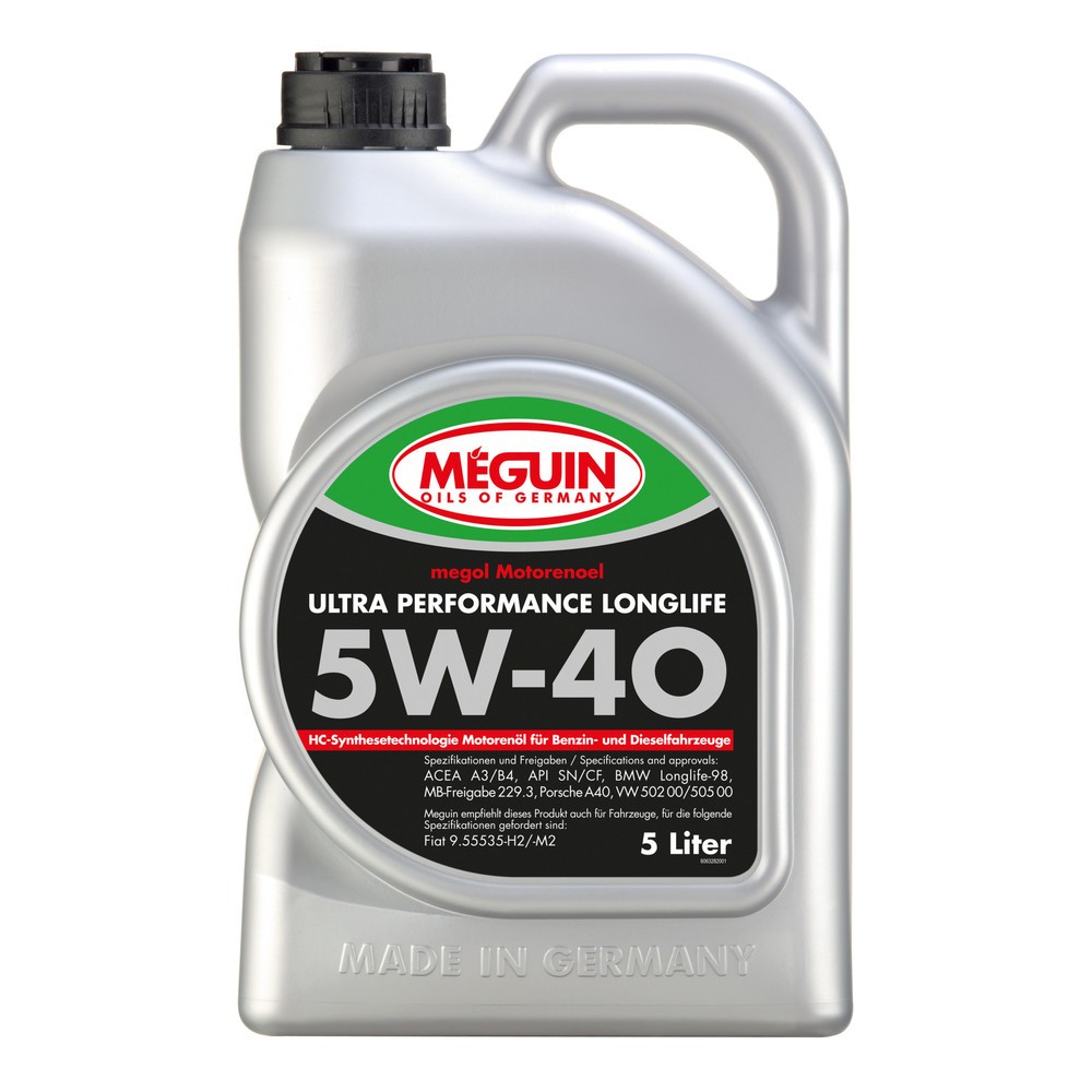 Produktabbildung: MEGUIN Motorenoel Ultra Performance Longlife SAE 5W-40 5 l