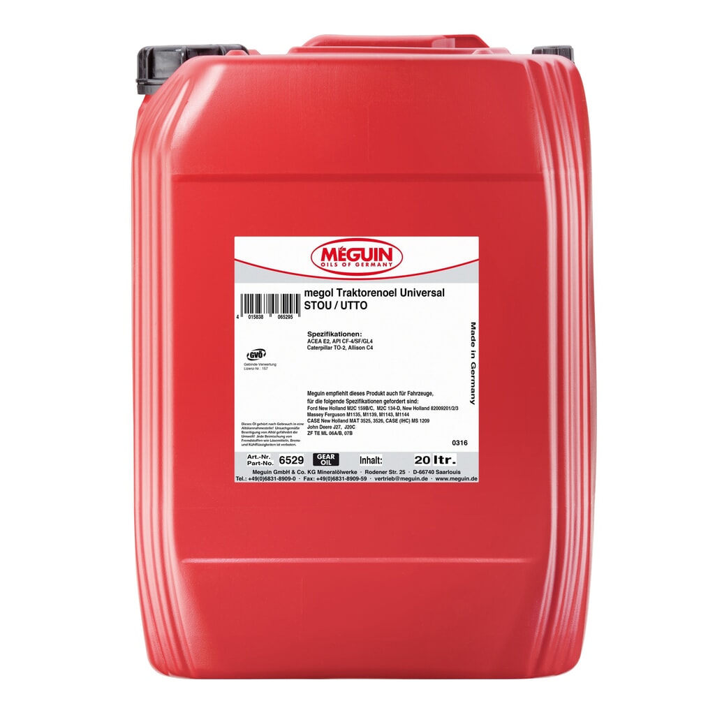 MEGUIN Traktorenoel Universal STOU / UTTO 20 l Produktabbildung: MEGUIN Traktorenoel Universal STOU / UTTO 20 l