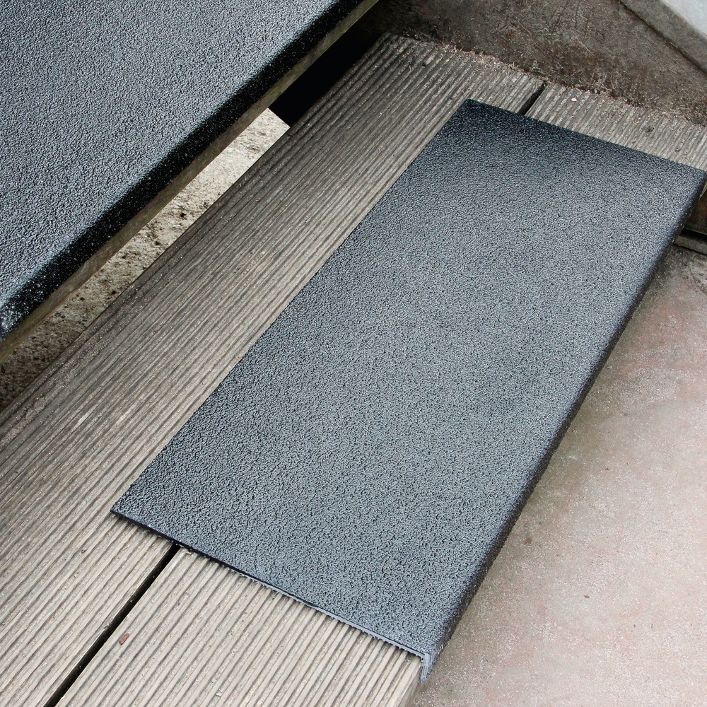 Produktabbildung: Kantenprofil aus GFK Extra Stark, schwarz, Länge 600 mm