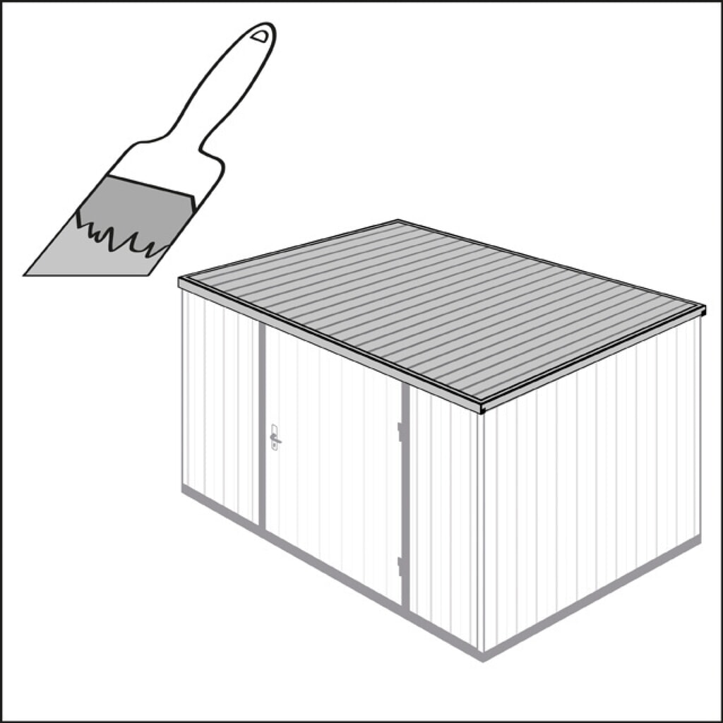 Produktabbildung: Mehrpreis Dachoberflächenlackierung für MC, MCI, ST, STI, RB, MB und GM 1 m