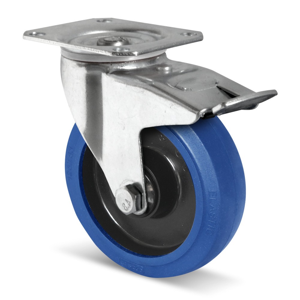 Produktabbildung Nr. 2: Mehrpreis für optionale Radausstattung, Elastikgummi Ø 125 mm, für elastischen Lauf