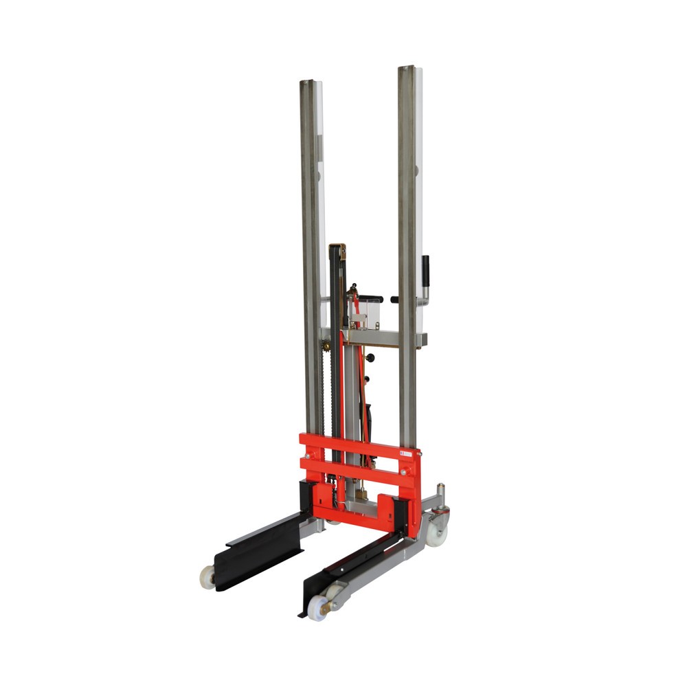 Produktabbildung: Flexi-Stapler LEV, elektrisch, TK 300 kg, breitenverstellbar 585-985 mm