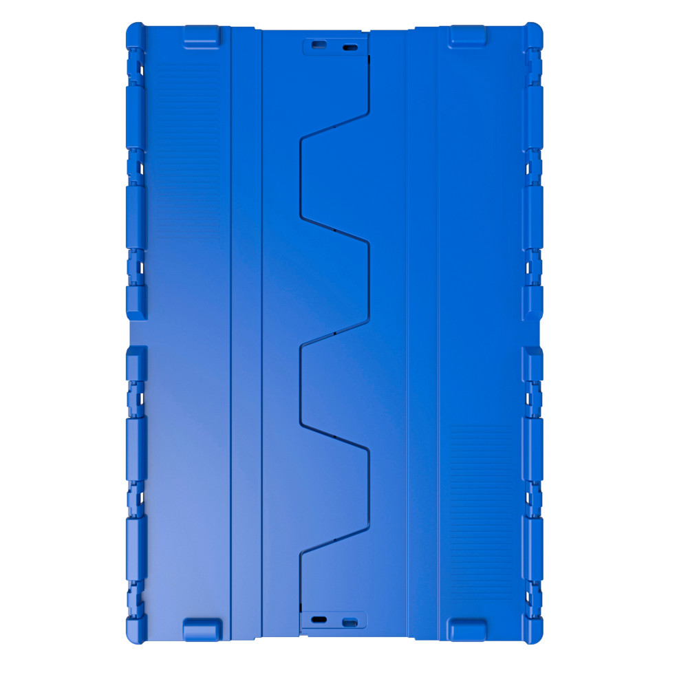 Produktabbildung Nr. 3: Alpha Eurobox aus PP mit Klappdeckel, blau, 65 Liter, HxBxT 365 x 600 x 400 mm