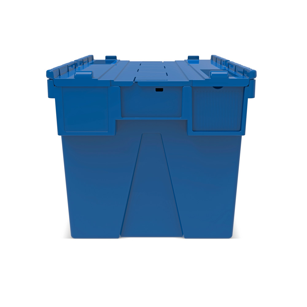Produktabbildung Nr. 4: Alpha Eurobox aus PP mit Klappdeckel, blau, 65 Liter, HxBxT 365 x 600 x 400 mm