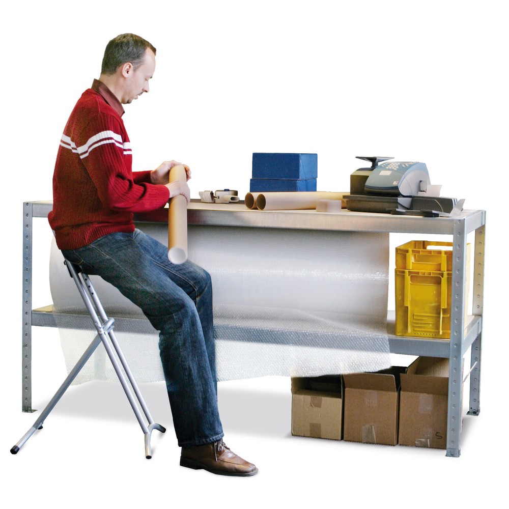 Produktabbildung: META Arbeitstisch mit 2 Böden, Tragkraft 800 kg, HxBxT 970 x 2.000 x 800 mm