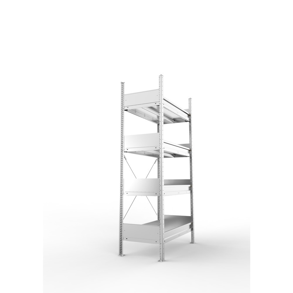 Produktabbildung Nr. 2: META Fachbodenregal verzinkt, Fachlast 330 kg, HxBxT 2.000 x 1.056 x 536 mm