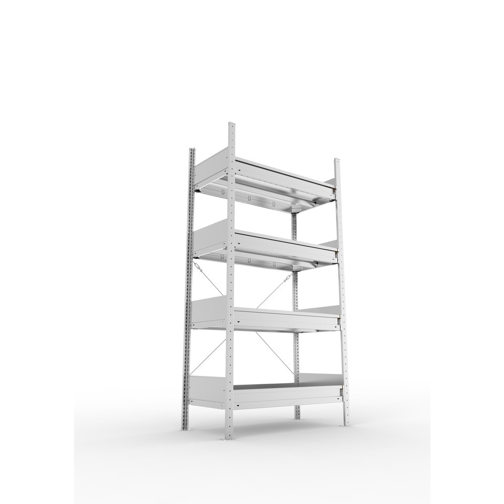 Produktabbildung Nr. 3: META Fachbodenregal verzinkt, Fachlast 330 kg, HxBxT 2.000 x 1.056 x 536 mm