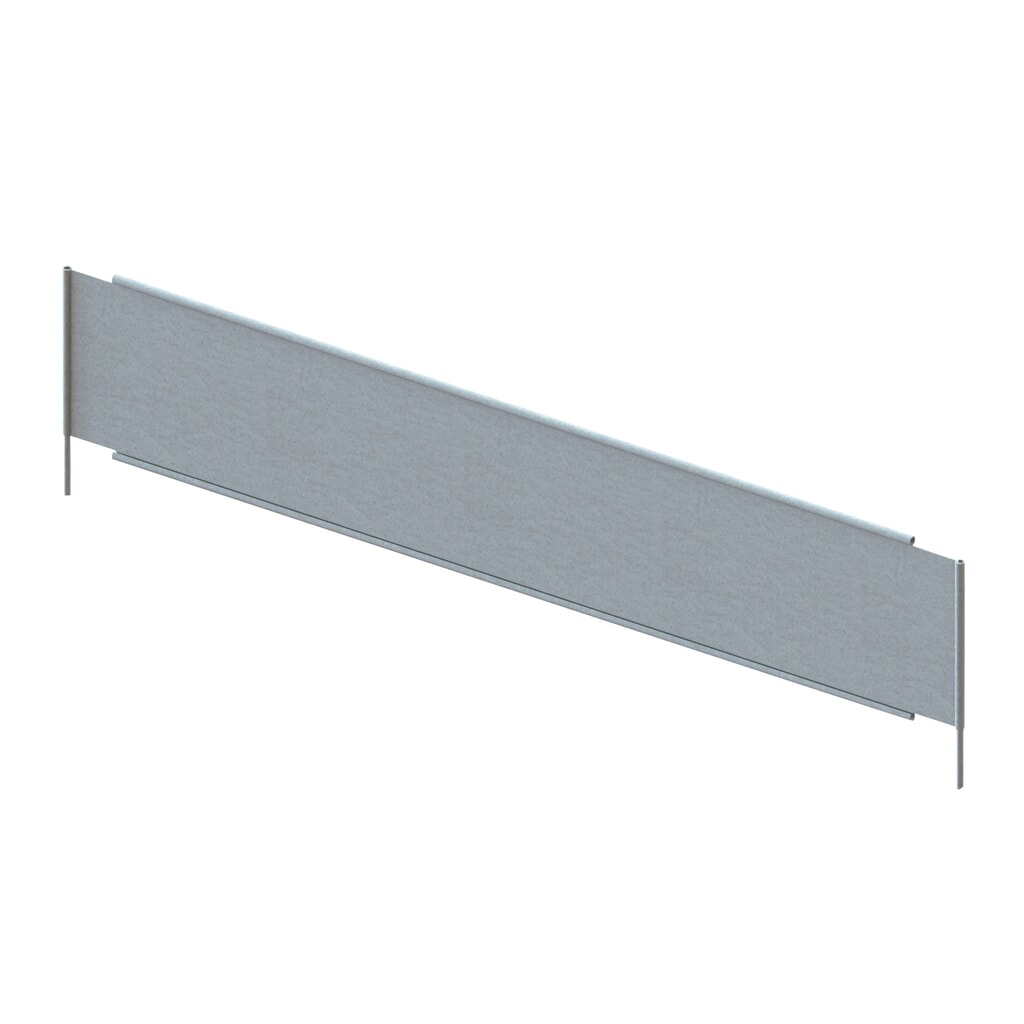 META Fachteiler, HxT 150 x 600 mm, mit Sicherheitsbügel Produktabbildung: META Fachteiler, HxT 150 x 600 mm, mit Sicherheitsbügel