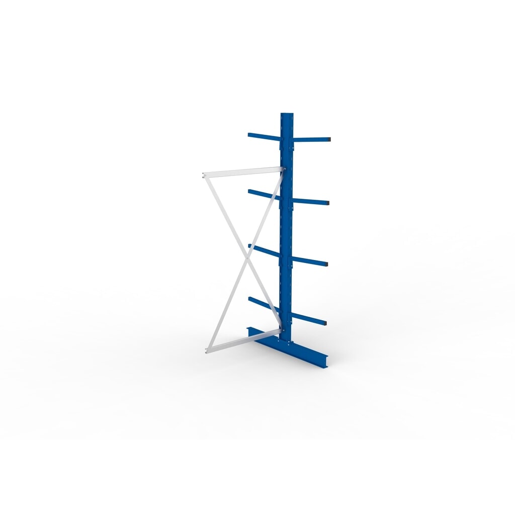 Produktabbildung Nr. 4: META Kragarmregal Anbaufeld, doppelseitig, Tragkraft pro Arm 175 kg, HxBxT 2.500 x 1.030 x 1.220 mm
