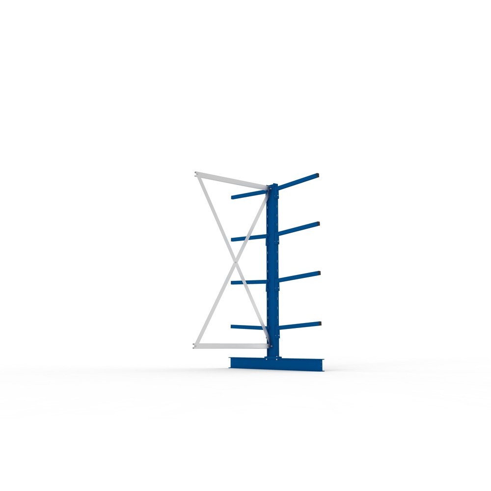 Produktabbildung Nr. 3: META Kragarmregal Anbaufeld, doppelseitig, Tragkraft pro Arm 140 kg, HxBxT 2.000 x 1.030 x 1.420 mm