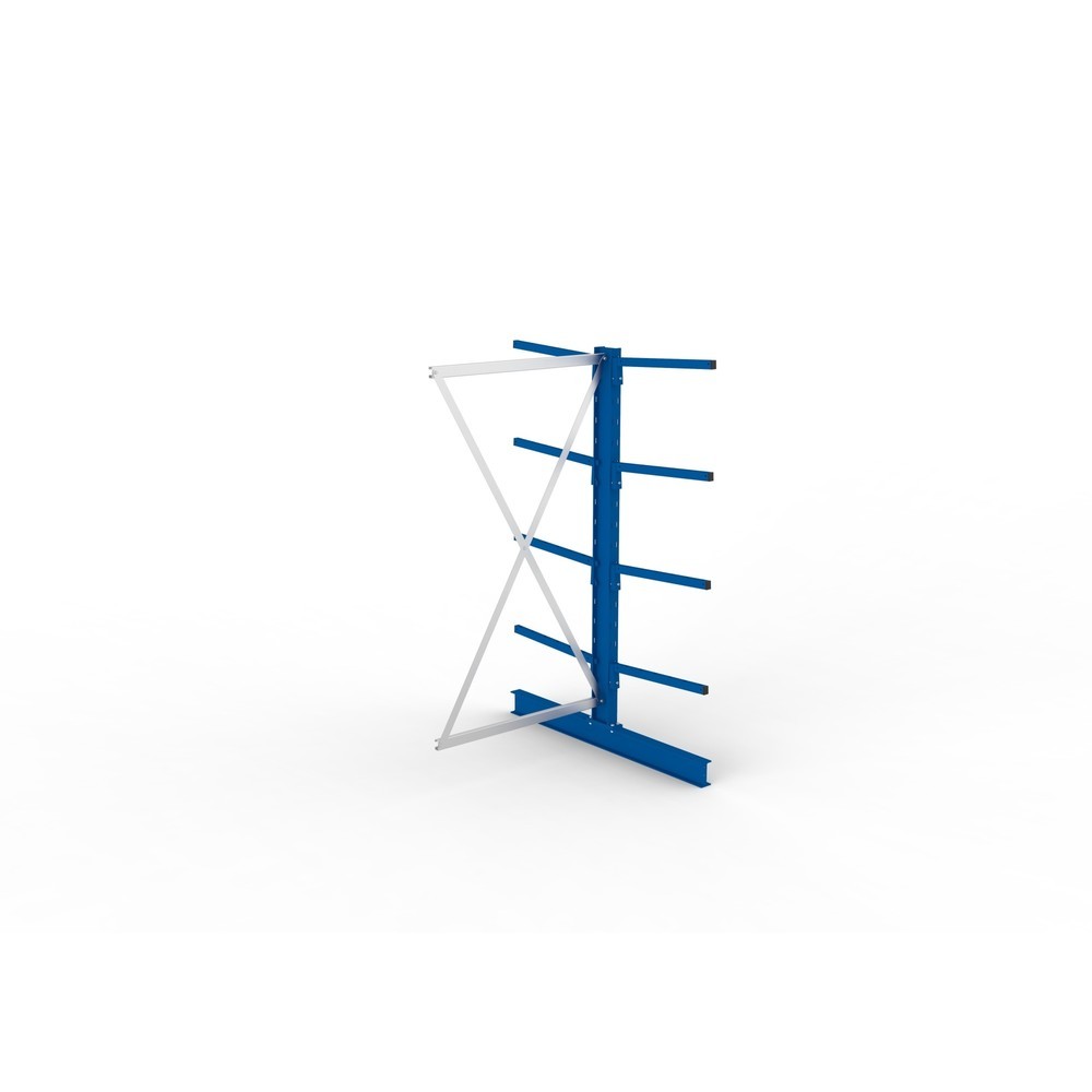 Produktabbildung Nr. 4: META Kragarmregal Anbaufeld, doppelseitig, Tragkraft pro Arm 140 kg, HxBxT 2.000 x 1.030 x 1.420 mm