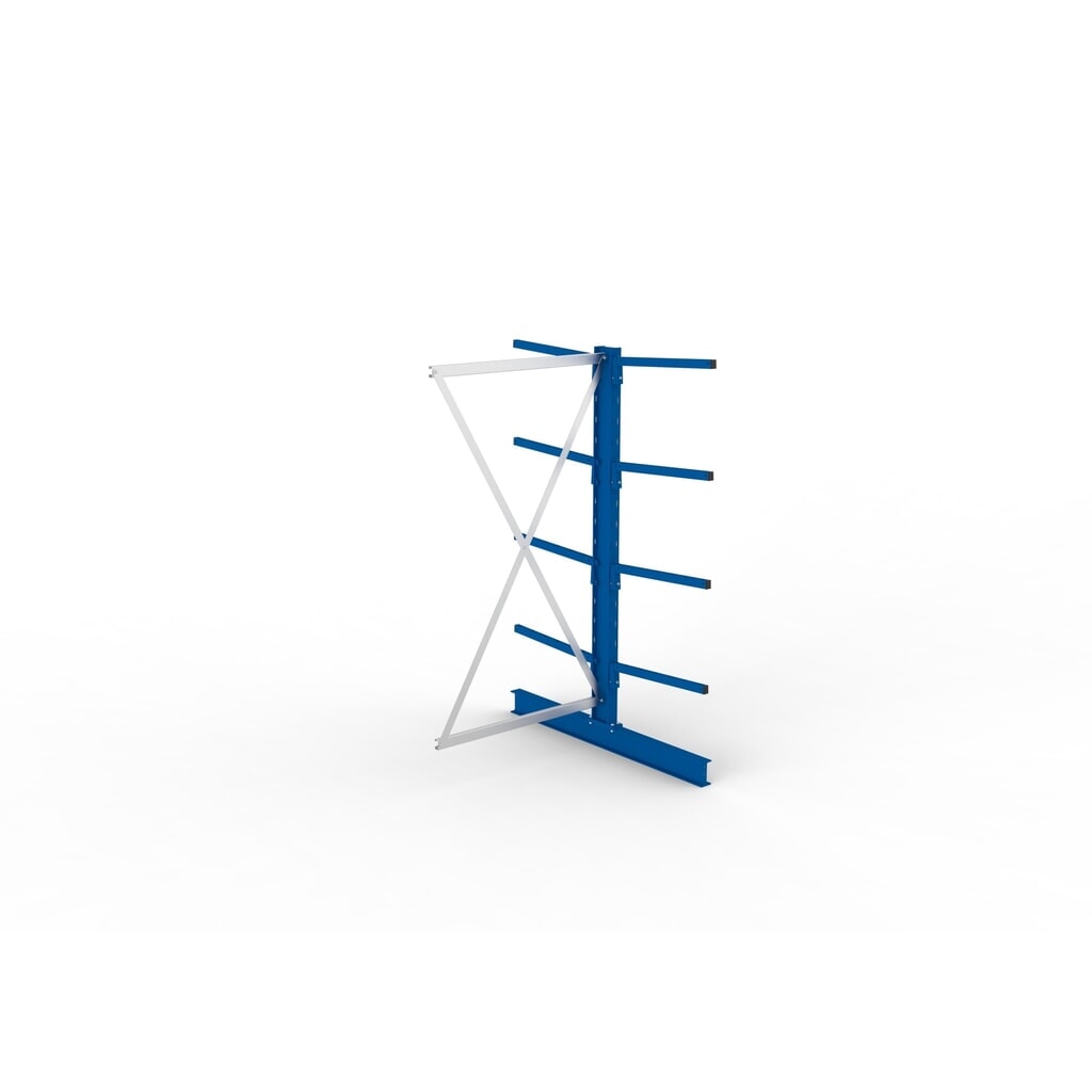 Produktabbildung Nr. 4: META Kragarmregal Anbaufeld, doppelseitig, Tragkraft pro Arm 140 kg, HxBxT 2.000 x 1.030 x 1.420 mm