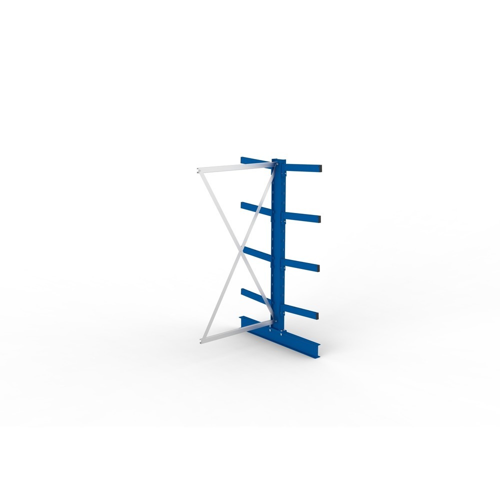 Produktabbildung Nr. 2: META Kragarmregal Anbaufeld, doppelseitig, Tragkraft pro Arm bis 430 kg, HxBxT 2.000 x 1.030 x 1.240 mm