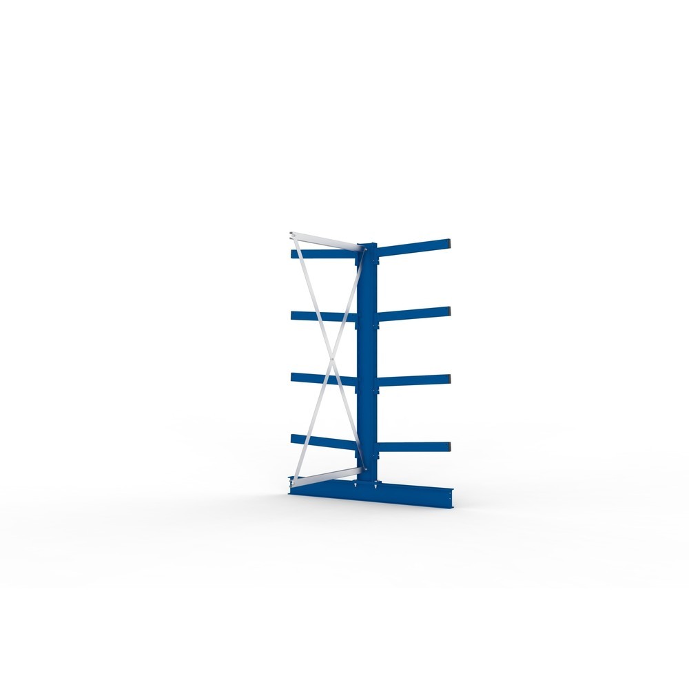 Produktabbildung Nr. 3: META Kragarmregal Anbaufeld, doppelseitig, Tragkraft pro Arm bis 355 kg, HxBxT 2.000 x 1.030 x 1.440 mm