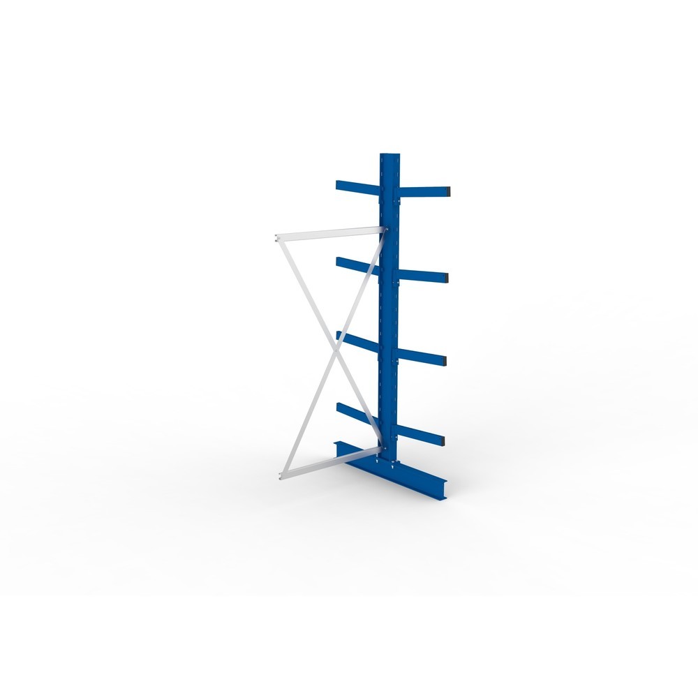 Produktabbildung Nr. 2: META Kragarmregal Anbaufeld, doppelseitig, Tragkraft pro Arm bis 430 kg, HxBxT 2.500 x 1.030 x 1.240 mm
