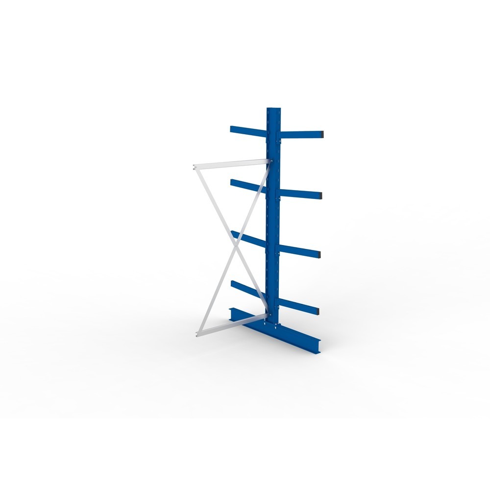Produktabbildung Nr. 2: META Kragarmregal Anbaufeld, doppelseitig, Tragkraft pro Arm bis 355 kg, HxBxT 2.500 x 1.030 x 1.440 mm