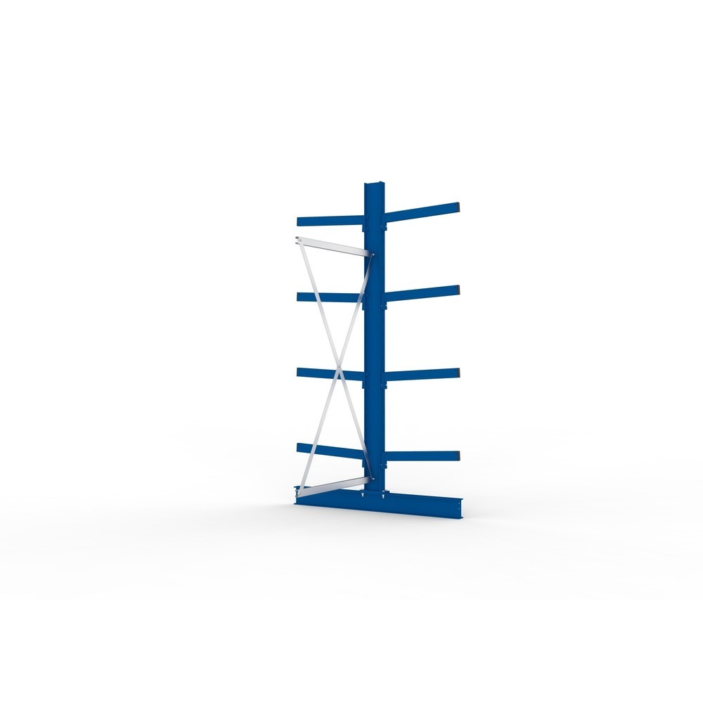 Produktabbildung Nr. 4: META Kragarmregal Anbaufeld, doppelseitig, Tragkraft pro Arm bis 355 kg, HxBxT 2.500 x 1.030 x 1.440 mm