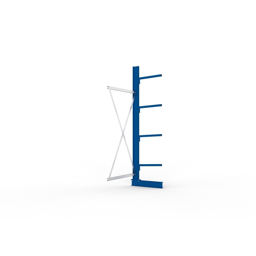 Produktabbildung Nr. 2: META Kragarmregal Anbaufeld, einseitig, Tragkraft pro Arm 175 kg, HxBxT 2.500 x 1.030 x 710 mm