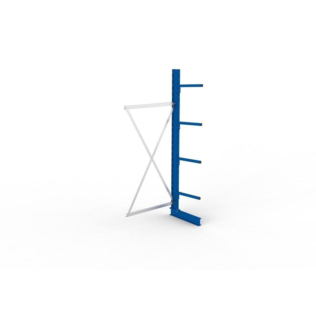 Produktabbildung Nr. 4: META Kragarmregal Anbaufeld, einseitig, Tragkraft pro Arm 175 kg, HxBxT 2.500 x 1.030 x 710 mm