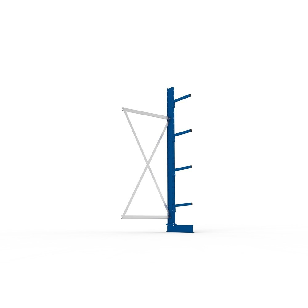 Produktabbildung Nr. 3: META Kragarmregal Anbaufeld, einseitig, Tragkraft pro Arm 220 kg, HxBxT 2.500 x 1.030 x 610 mm