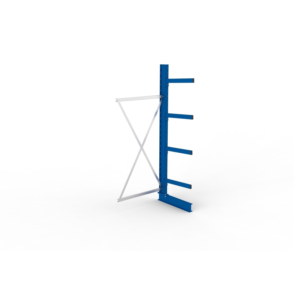 Produktabbildung Nr. 2: META Kragarmregal Anbaufeld, einseitig, Tragkraft pro Arm 355 kg, HxBxT 2.500 x 1.030 x 830 mm