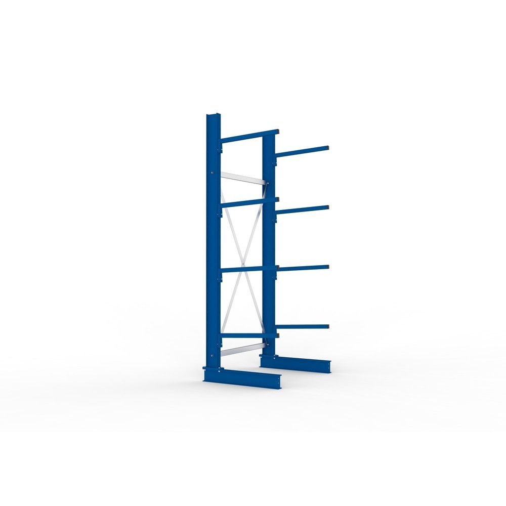 Produktabbildung Nr. 2: META Kragarmregal Grundfeld, einseitig, Tragkraft pro Arm 140 kg, HxBxT 2.500 x 1.094 x 810 mm