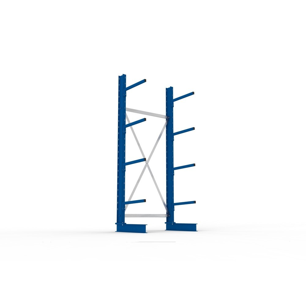 Produktabbildung Nr. 3: META Kragarmregal Grundfeld, einseitig, Tragkraft pro Arm 175 kg, HxBxT 2.500 x 1.094 x 710 mm