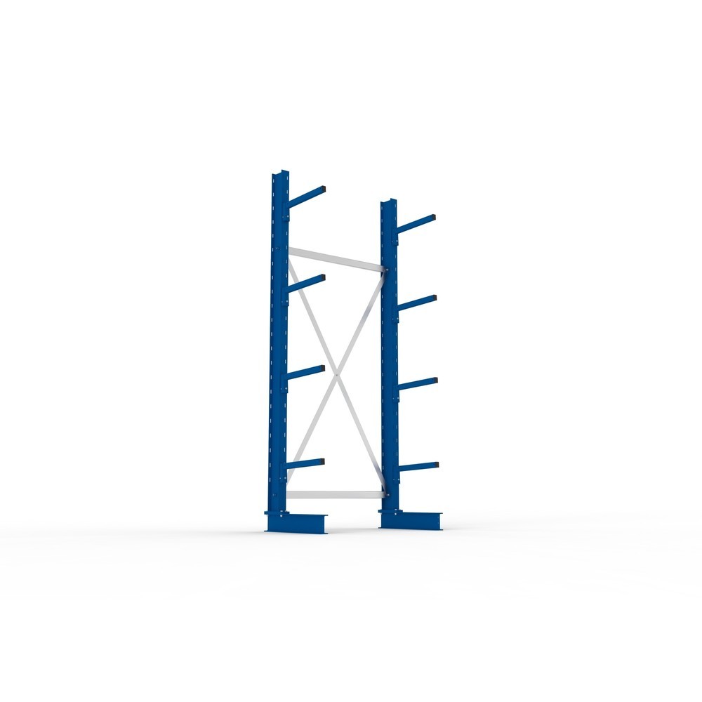 Produktabbildung Nr. 3: META Kragarmregal Grundfeld, einseitig, Tragkraft pro Arm 220 kg, HxBxT 2.500 x 1.094 x 610 mm