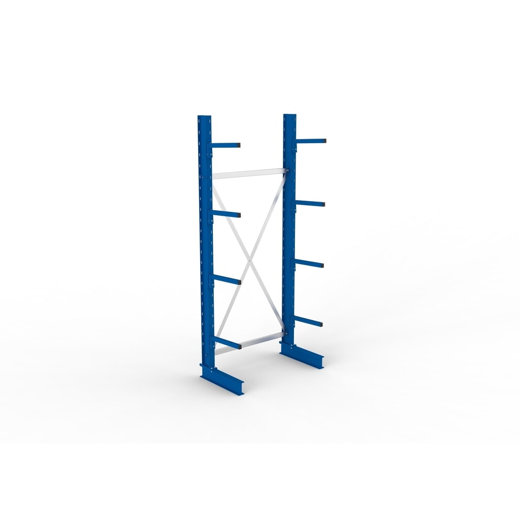 Produktabbildung Nr. 4: META Kragarmregal Grundfeld, einseitig, Tragkraft pro Arm 220 kg, HxBxT 2.500 x 1.094 x 610 mm