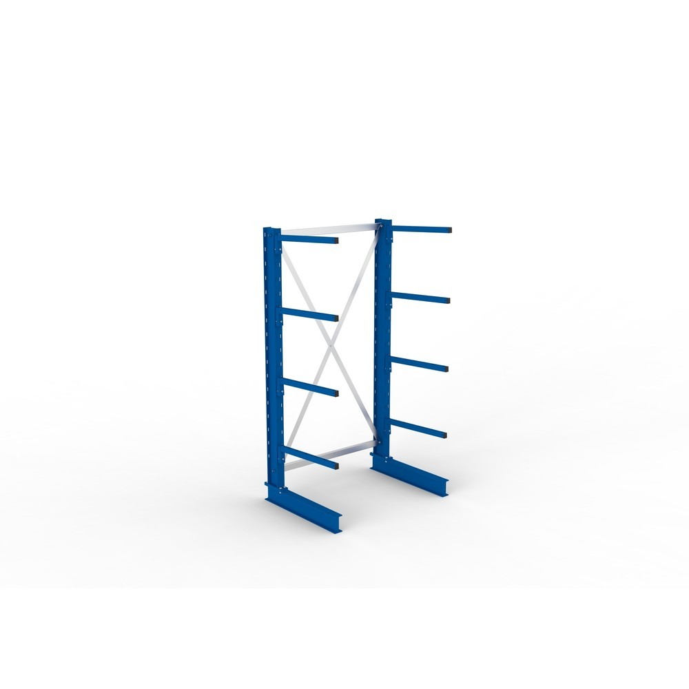 Produktabbildung Nr. 4: META Kragarmregal Grundfeld, einseitig, Tragkraft pro Arm 140 kg, HxBxT 2.000 x 1.094 x 810 mm