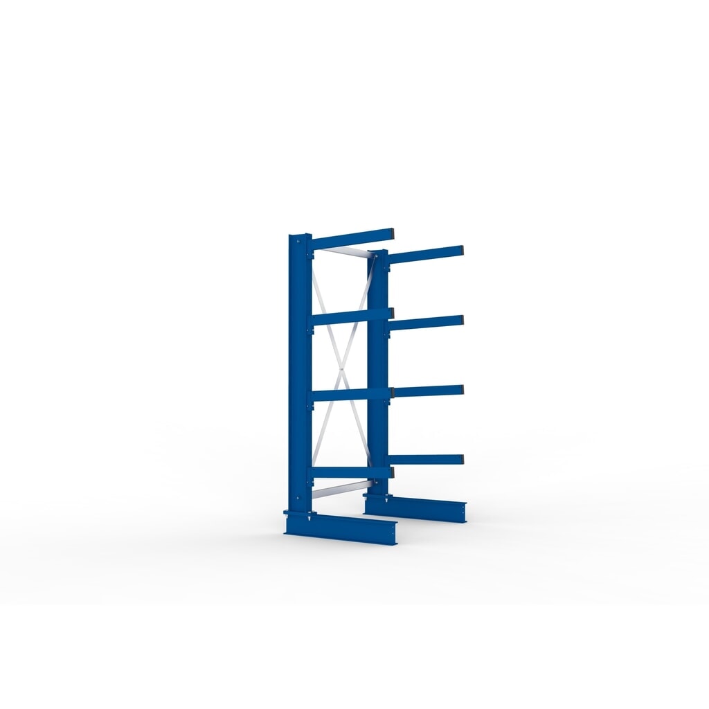 Produktabbildung Nr. 2: META Kragarmregal Grundfeld, einseitig, Tragkraft pro Arm 250 kg, HxBxT 2.000 x 1.103 x 830 mm