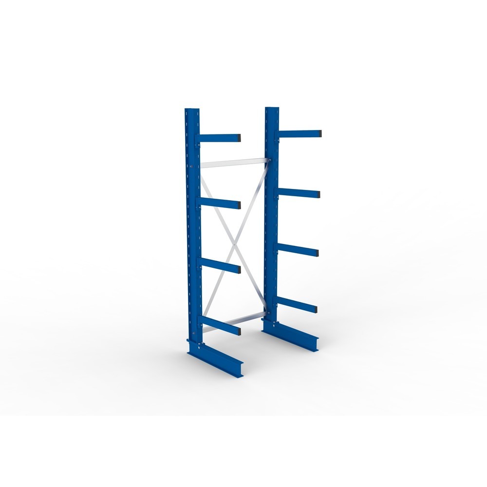 Produktabbildung Nr. 2: META Kragarmregal Grundfeld, einseitig, Tragkraft pro Arm 250 kg, HxBxT 2.500 x 1.103 x 830 mm