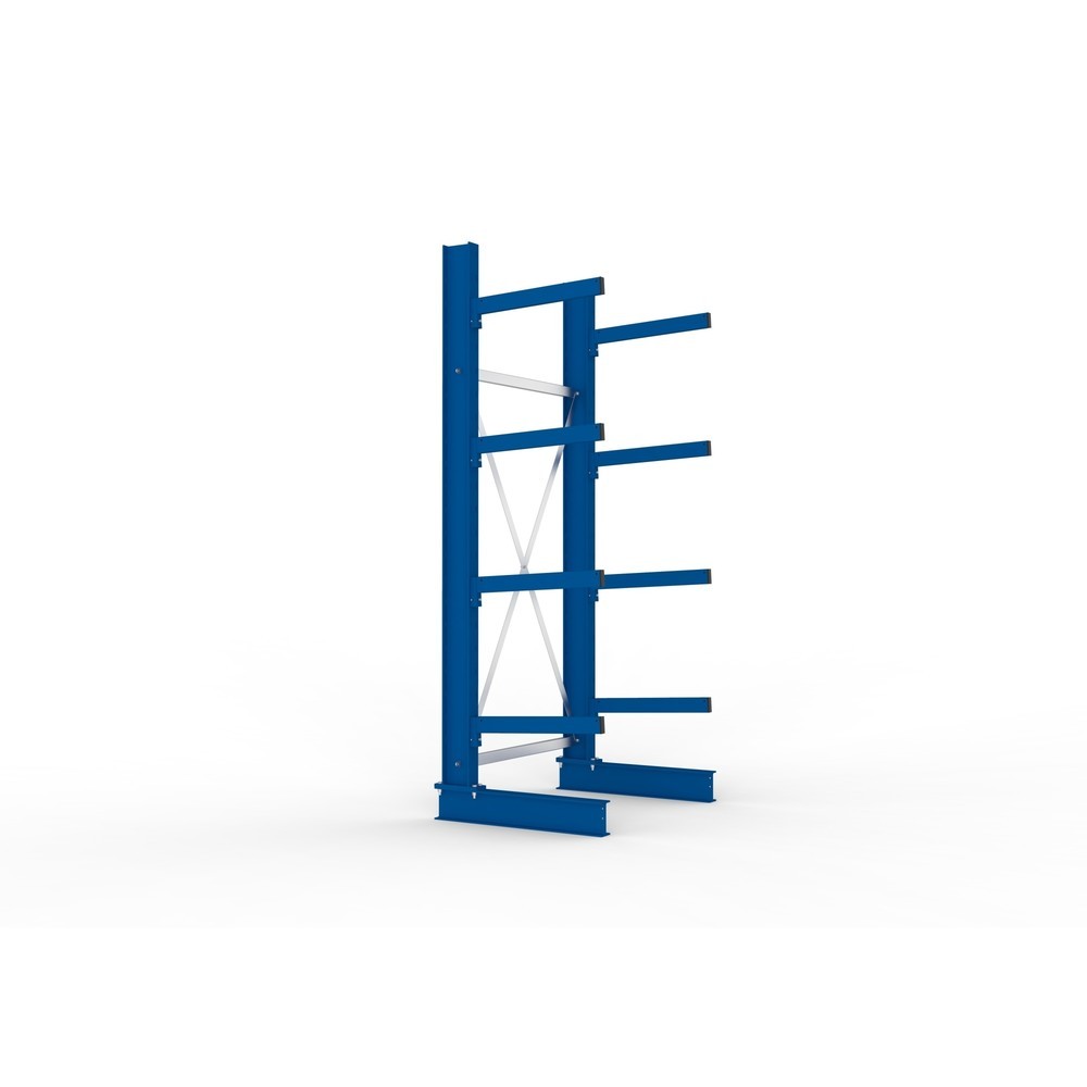 Produktabbildung Nr. 4: META Kragarmregal Grundfeld, einseitig, Tragkraft pro Arm 250 kg, HxBxT 2.500 x 1.103 x 830 mm