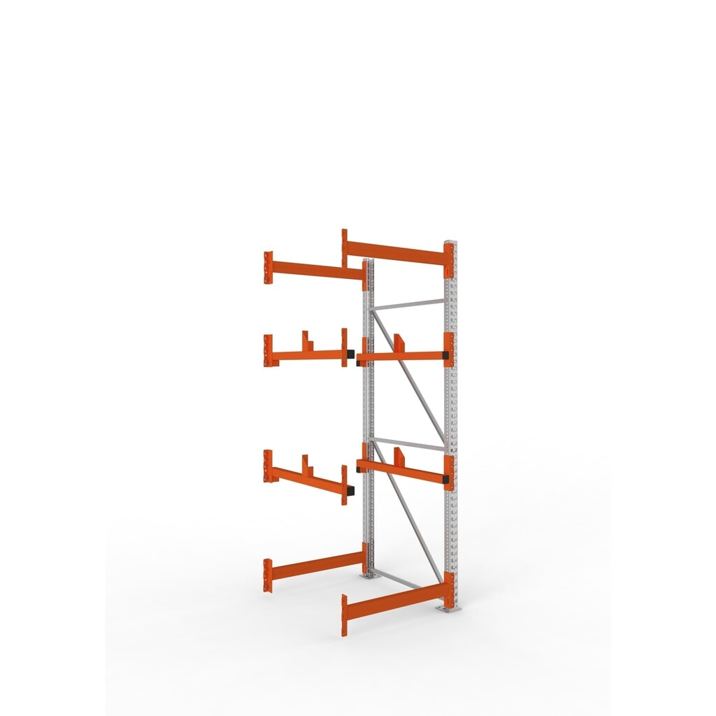 META MULTIPAL Kabeltrommelregal Typ 1, AF, HxBxT 2.700 x 900 x 1.100 mm, verzinkt, RAL 2001 rotorange, mit 2 Trommelaufnahmen, ohne Achsen, mit Kabeltrommelauflage Produktabbildung: META MULTIPAL Kabeltrommelregal Typ 1, AF, HxBxT 2.700 x 900 x 1.100 mm, verzinkt, RAL 2001 rotorange, mit 2 Trommelaufnahmen, ohne Achsen, mit Kabeltrommelauflage