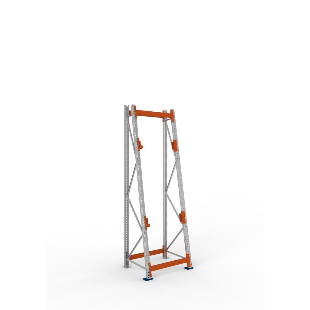 META MULTIPAL Kabeltrommelregal Typ 3, GF, HxBxT 3.300 x 900 x 900, komplett für 2 Achsen, verzinkt, RAL 2001 rotorange, A-Ständer Produktabbildung: META MULTIPAL Kabeltrommelregal Typ 3, GF, HxBxT 3.300 x 900 x 900, komplett für 2 Achsen, verzinkt, RAL 2001 rotorange, A-Ständer